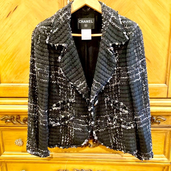 black chanel blazer